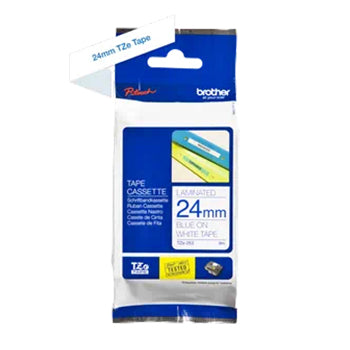 Fita Laminada 24mmx8mts Branco/Azul