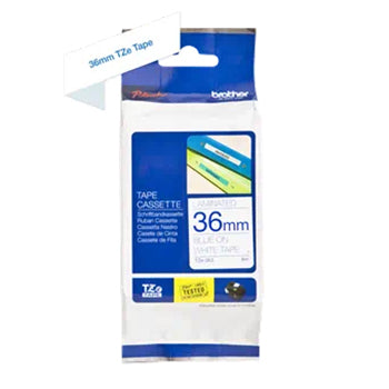 Fita Laminada 36mmx8mts Branco/Azul