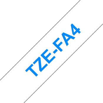Fita Têxtil 18mmx3mts Branco/Azul