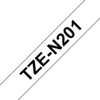 Fita Não Laminada 3,5mmx8mts Branco/Preto