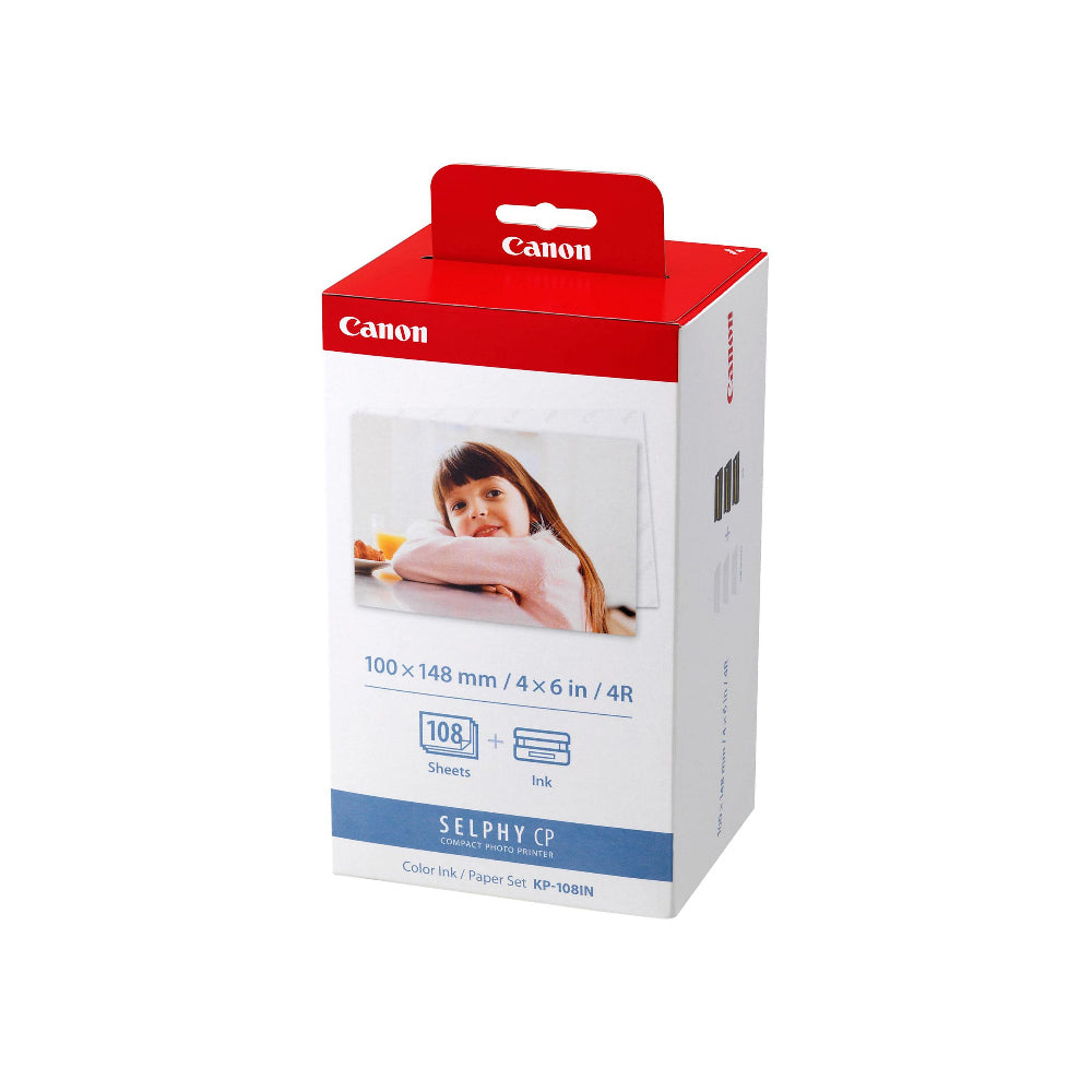 Tinteiro Canon KP-108IN + 108 folhas 100x148mm 3115B001