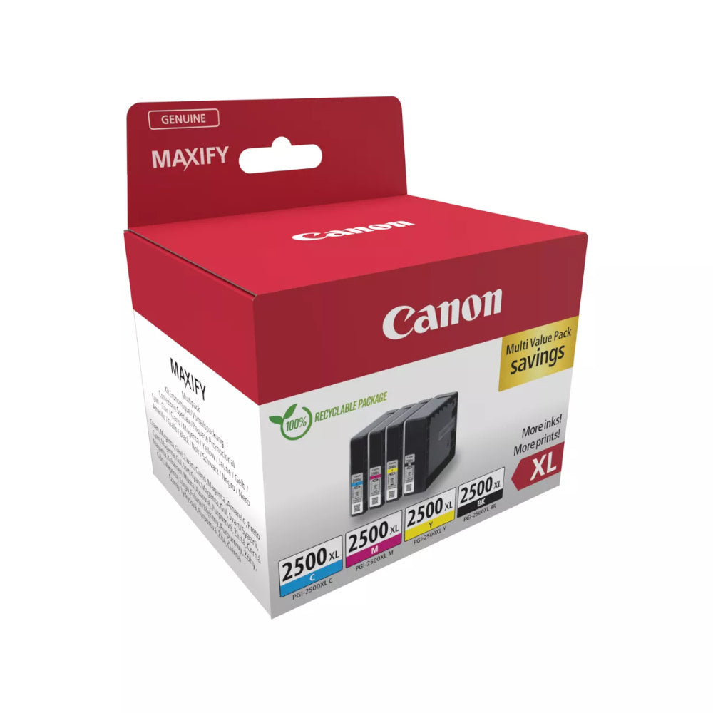 Pack Tinteiros Canon 2500XL 4 Cores 9254B010