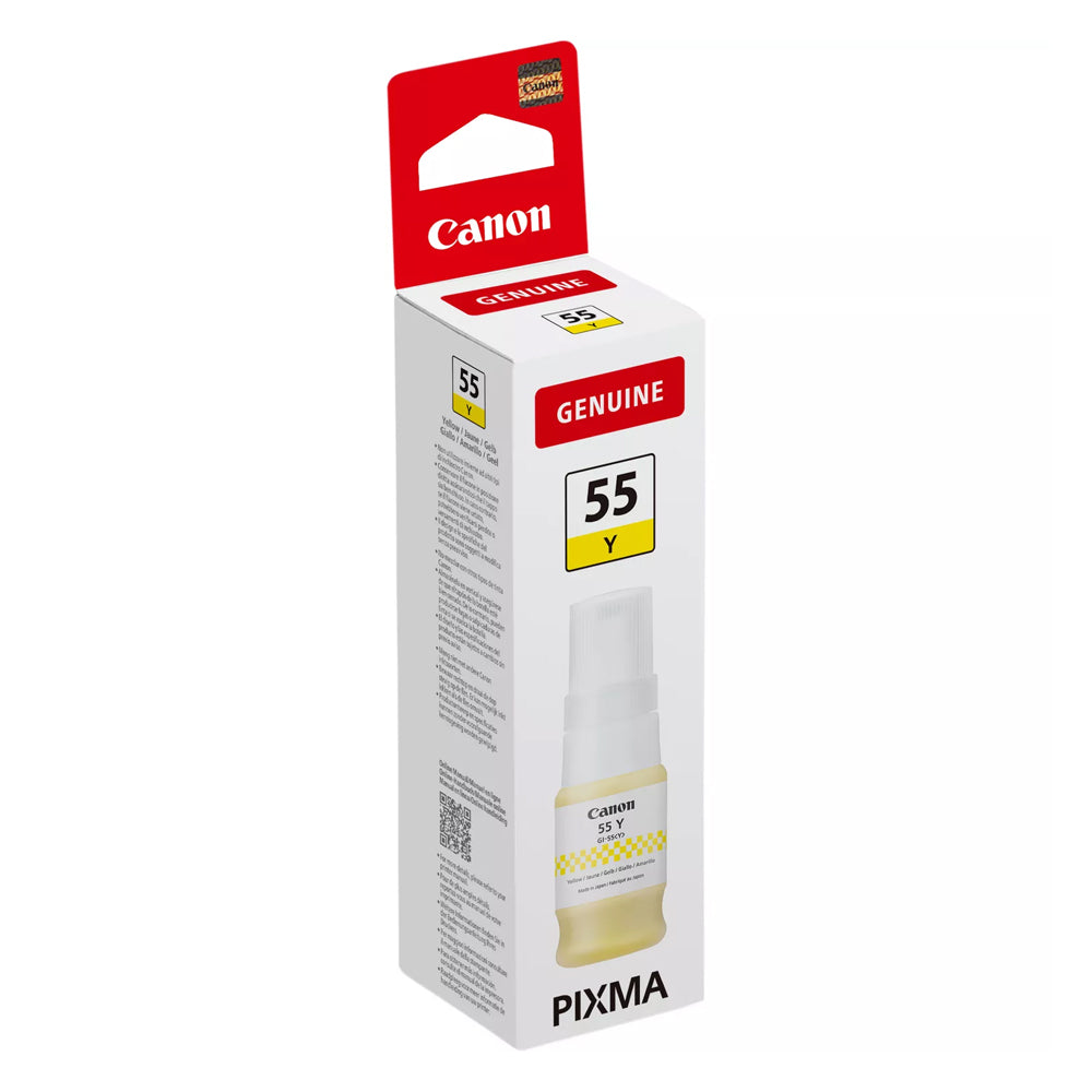 Tinteiro Canon GI-55Y Amarelo 6291C001 40ml 3000 Pág.