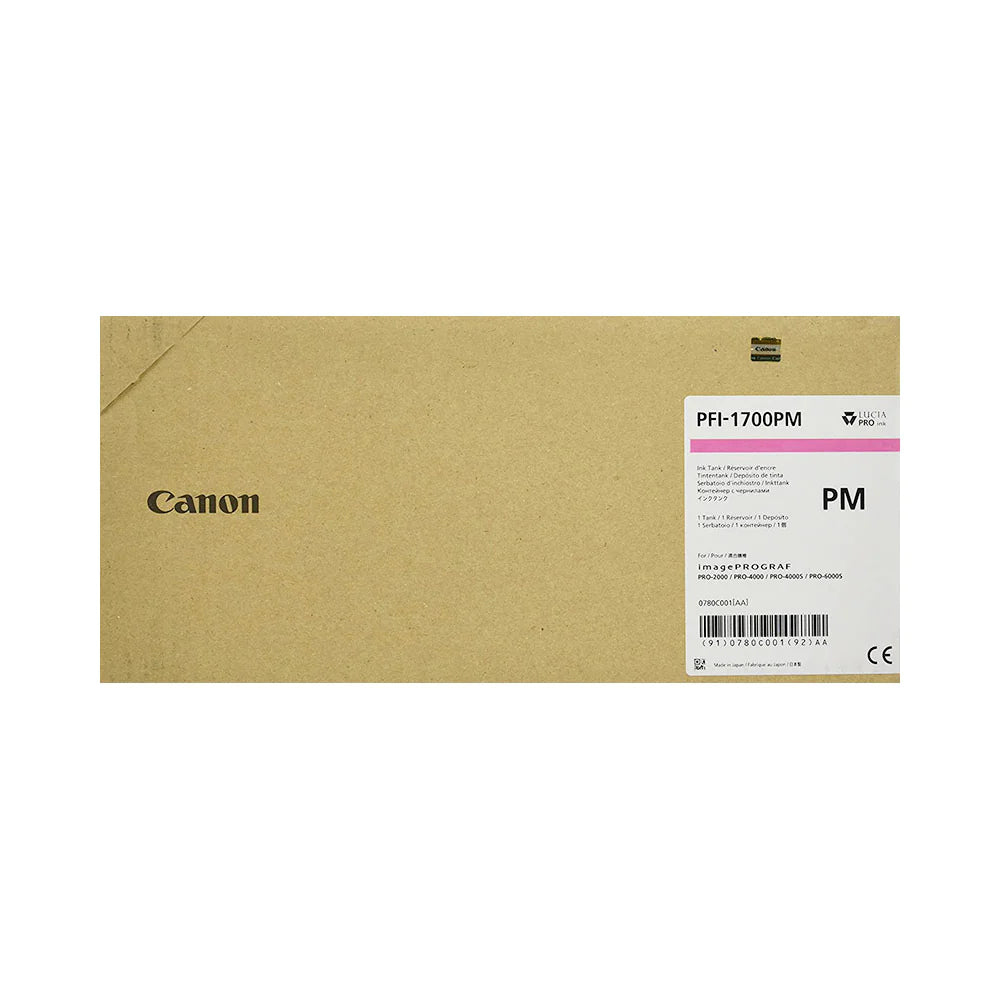 Tinteiro Canon PFI-1700 Magenta Photo 0780C001 700ml