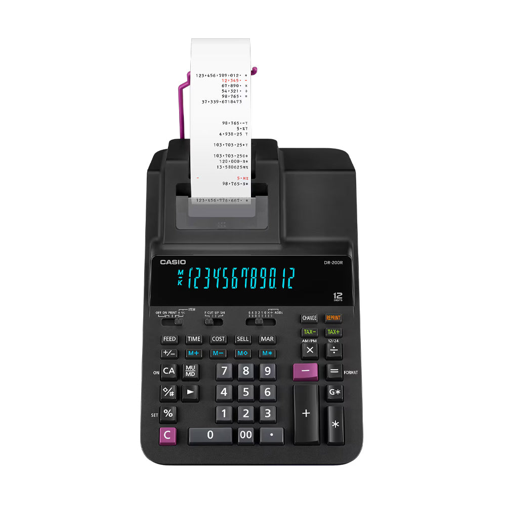 Calculadora Secretária Casio DR200R 12 Digitos