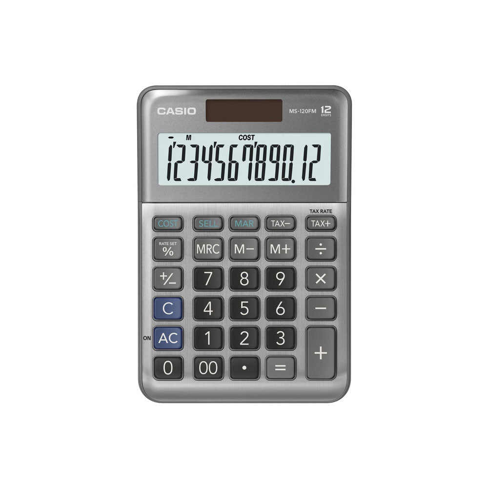 Calculadora Secretária Casio MS120FM 12 Dígitos