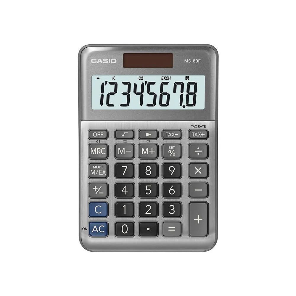 Calculadora Secretária Casio MS80F 8 Dígitos