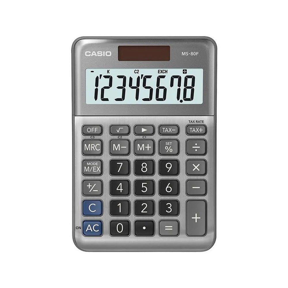 Calculadora Secretária Casio MS80F 8 Dígitos