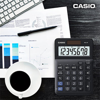 Calculadora Secretária Casio MS8F 8 Dígitos