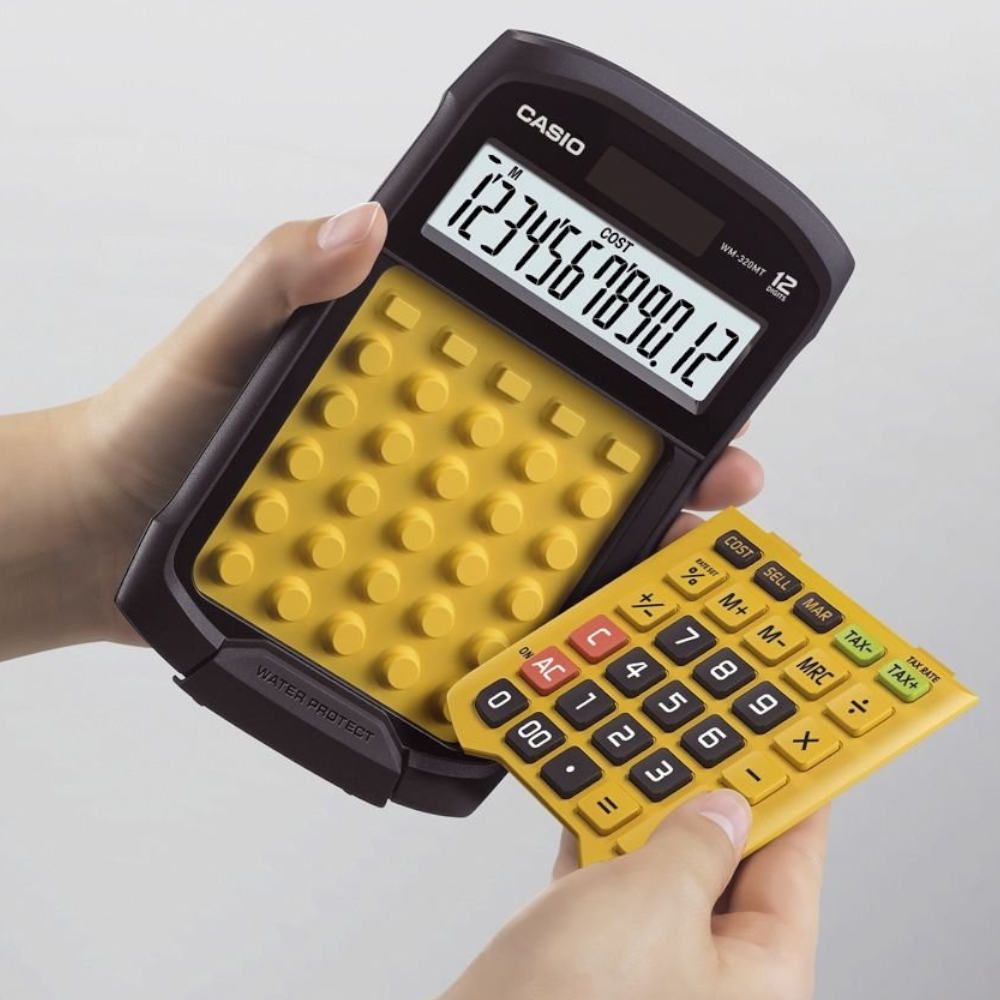 Calculadora Secretária Casio WM320MT Resistente Água/Pó