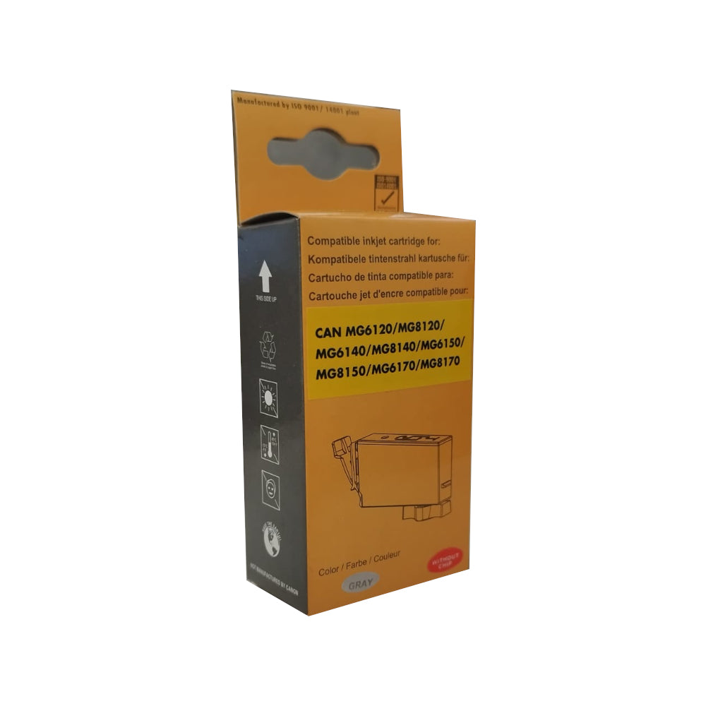 Tinteiro Compatível Canon 526 s/Chip Cinzento 4544B001 10ml