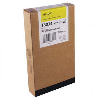 Tinteiro Compatível Epson T6034 Amarelo C13T603400 220ml