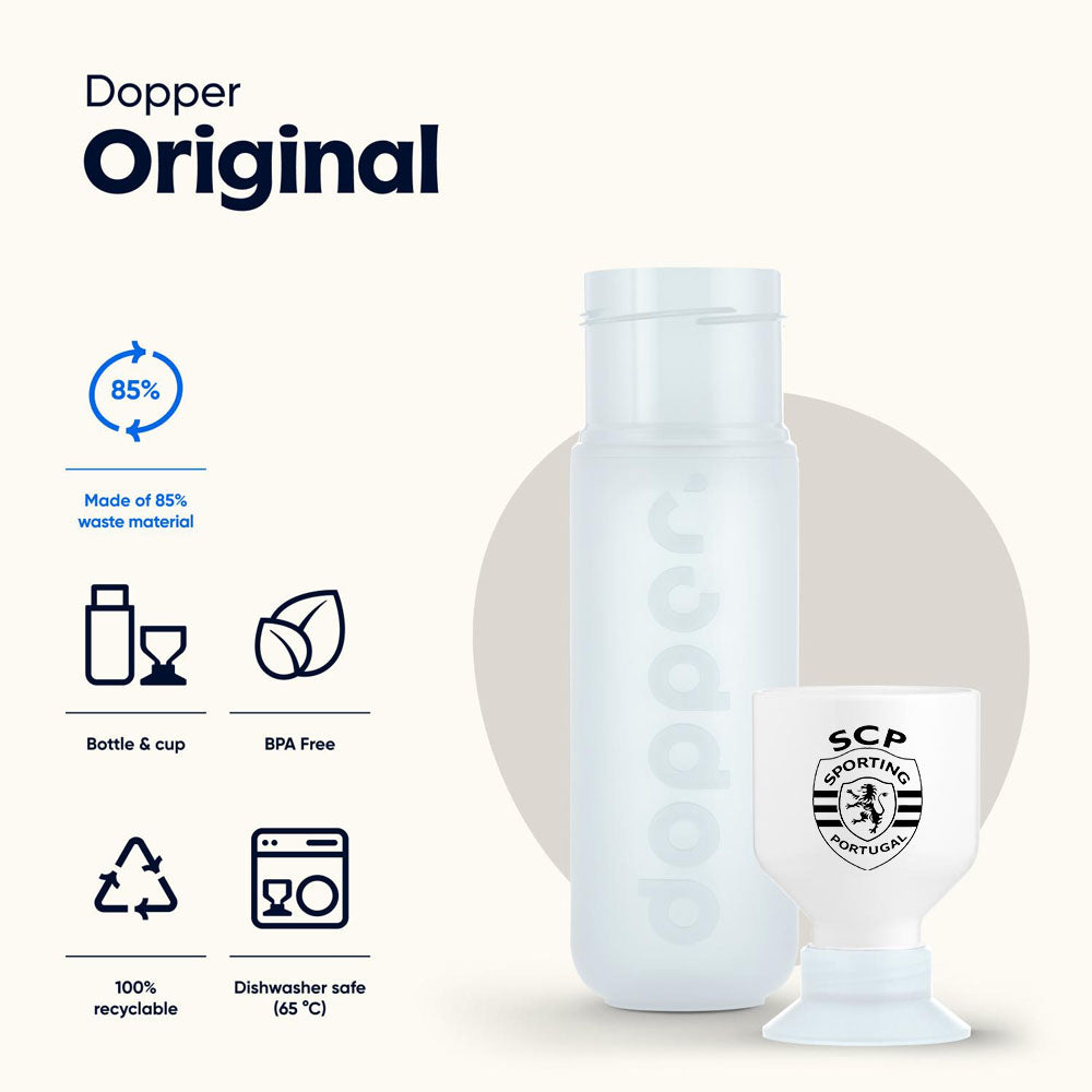 Garrafa Dopper Original Pure White Sporting 450ml