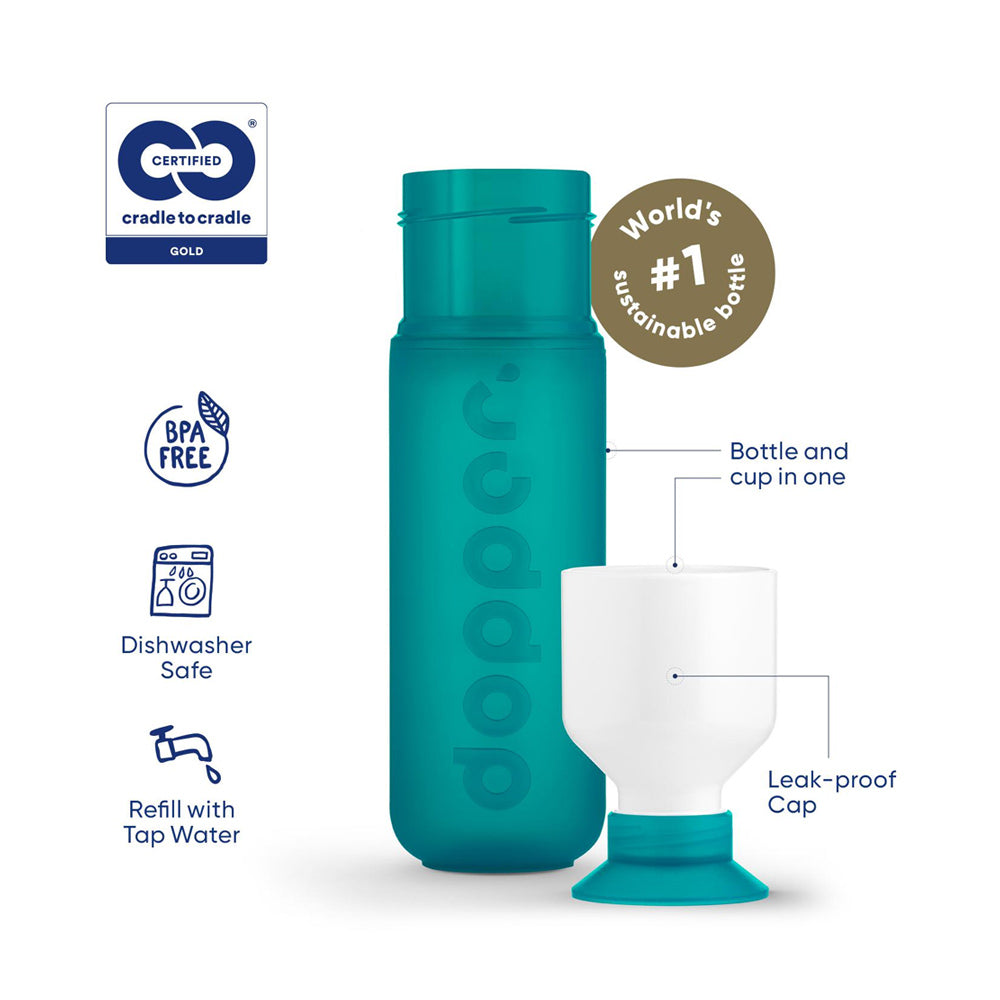 Garrafa Dopper Original Tidal Teal 450ml