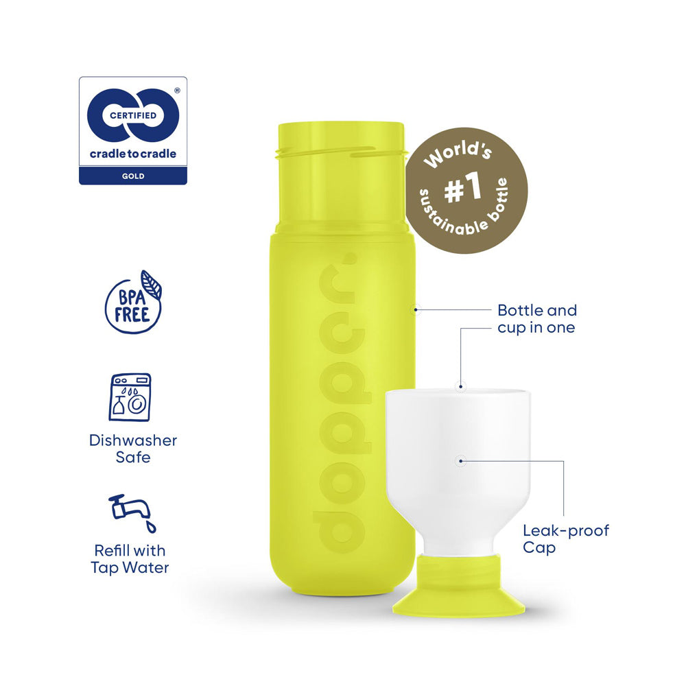 Garrafa Dopper Original Seahorse Lime 450ml