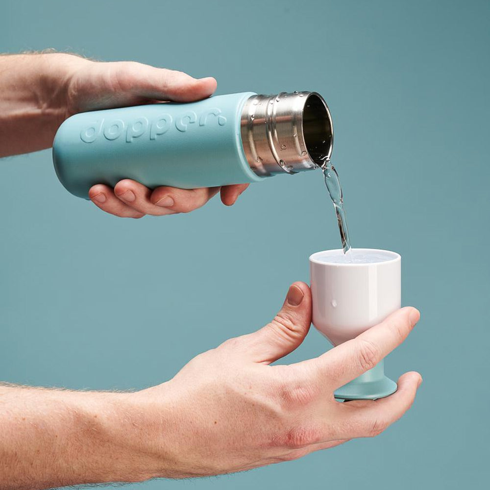 Garrafa Dopper Térmica Bottlenose Blue 350ml