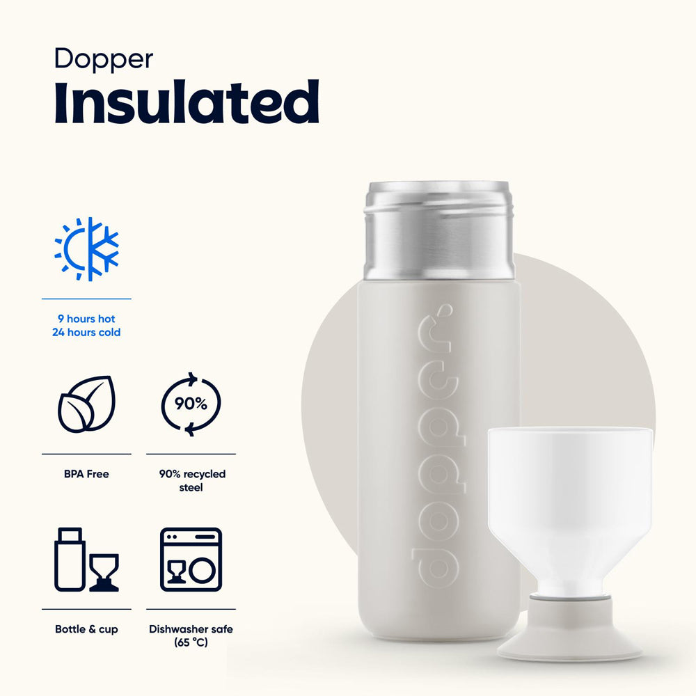 Garrafa Dopper Térmica Gentle Grey 580ml