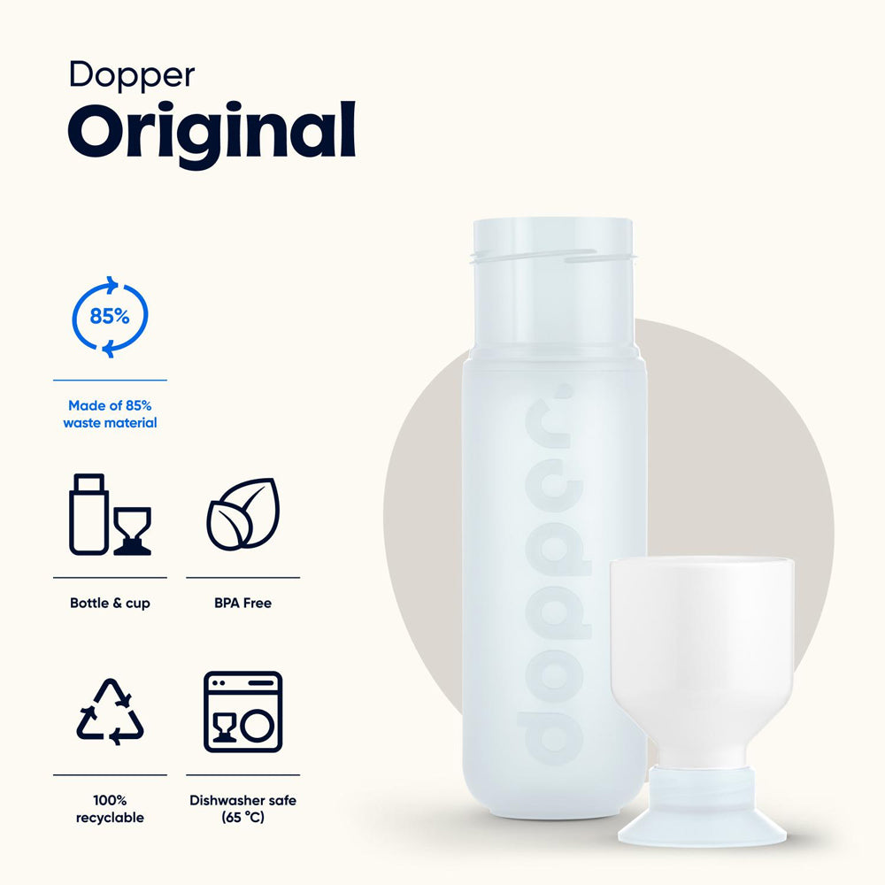 Garrafa Dopper Original Pure White 450ml