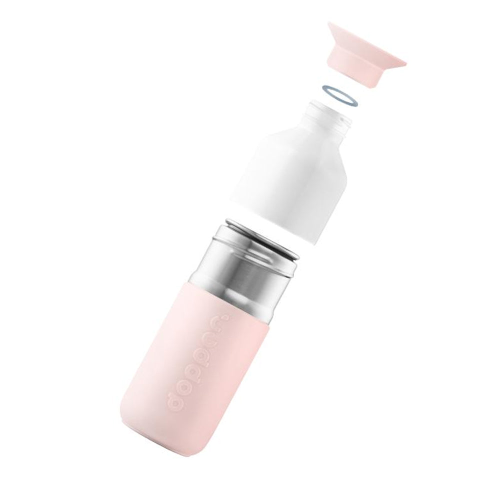 Garrafa Dopper Steel Soft Pink 350ml