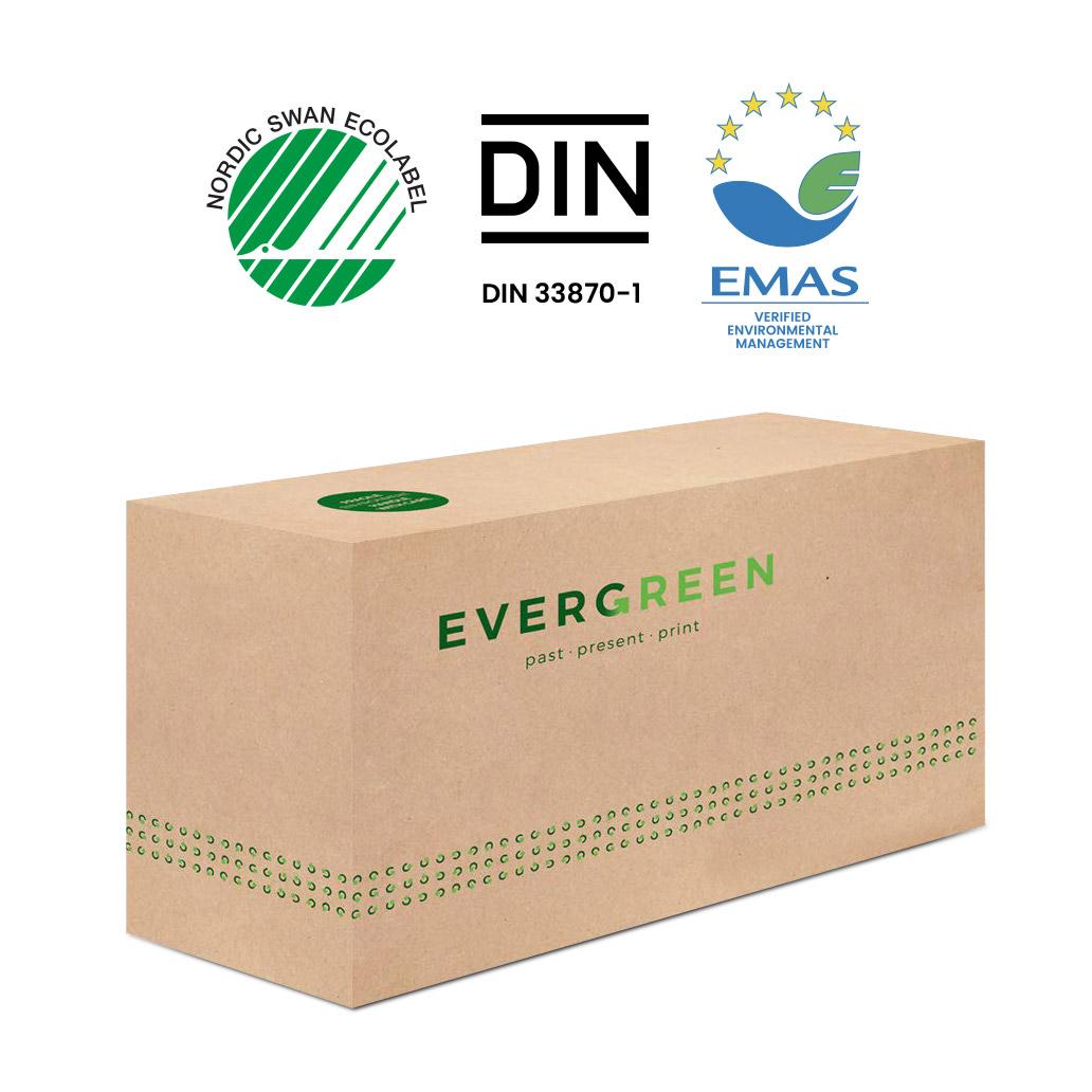 Toner Evergreen p/Brother TN-2510 Preto 1200 Pág.