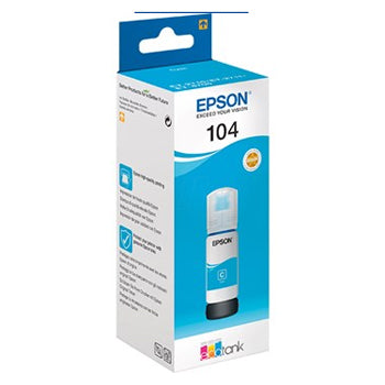 Tinteiro Epson 104 Azul C13T00P240 70ml 7500 Pág.