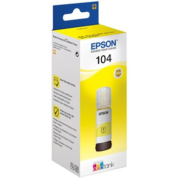 Tinteiro Epson 104 Amarelo C13T00P440 70ml 7500 Pág.