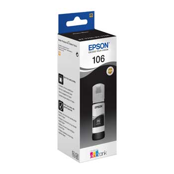 Tinteiro Epson 106 Preto Foto C13T00R140 70ml 5000 Pág.