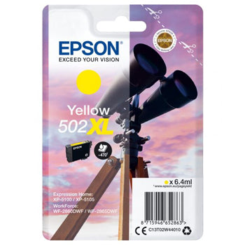 Tinteiro Epson 502XL Amarelo C13T02W44010 6,4ml