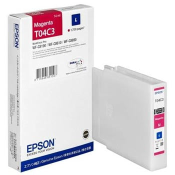 Tinteiro Epson T04A3 Magenta C13T04A340 XXL 8000 Pág.