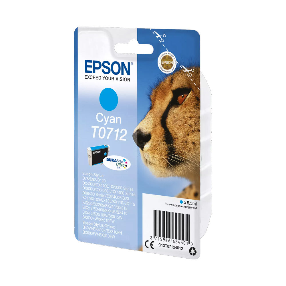 Tinteiro Epson T0712 Azul C13T07124021