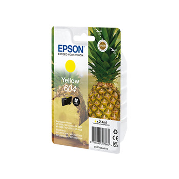 Tinteiro Epson 604 Amarelo C13T10G44010 2,4ml 130 Pág.