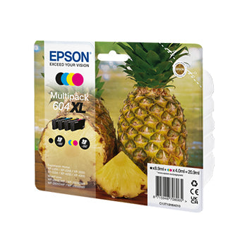 Pack Tinteiros Epson 604XL 4 Cores C13T10H64010