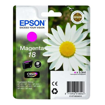 Tinteiro Epson 18 Magenta C13T18034010 3,3ml