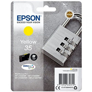 Tinteiro Epson 35 Amarelo C13T35844010 9,1ml 650 Pág.