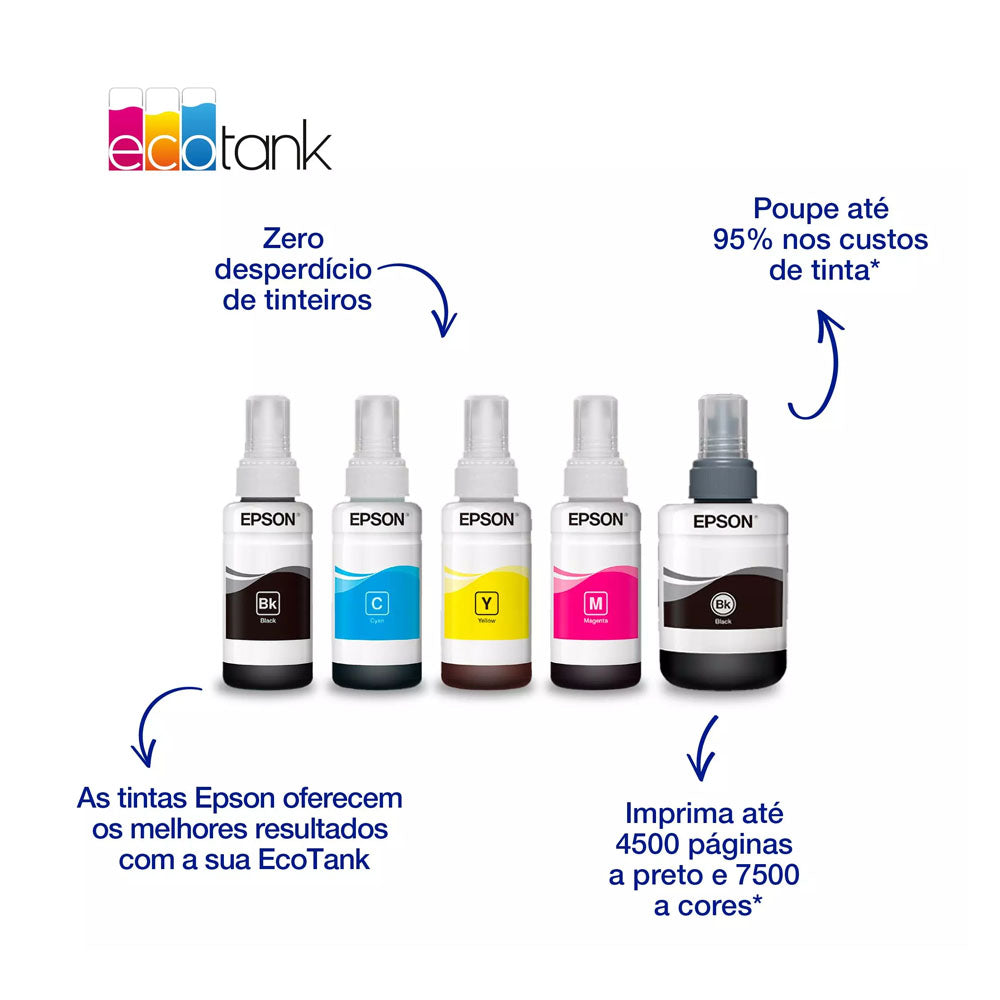 Pack Tinteiros Epson 664 4 Cores C13T664640 5un