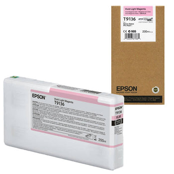 Tinteiro Epson T9136 Magenta Claro Vivido C13T913600 200ml
