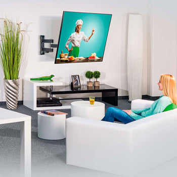 Suporte Parede TV 19-48 Pol Máx 20Kg Branco