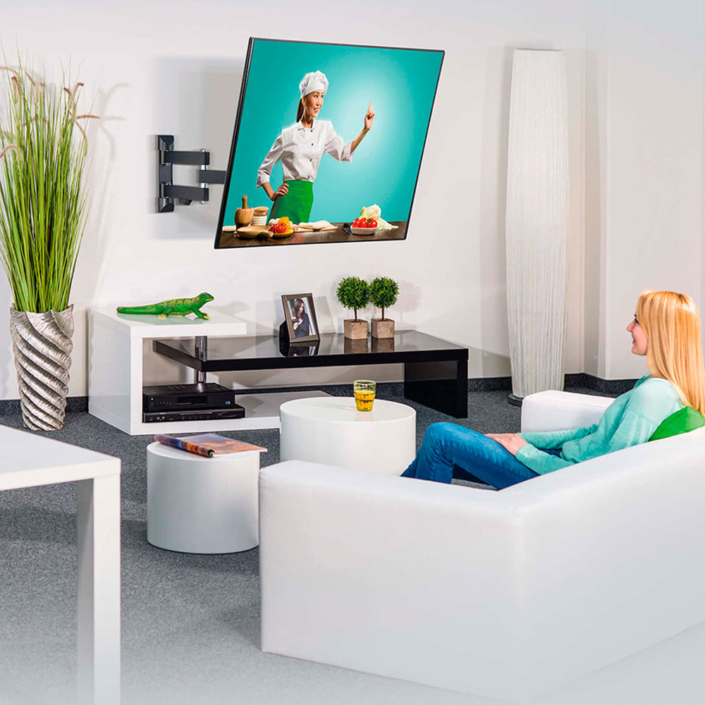 Suporte Parede TV 19-48 Pol Máx 20Kg Branco