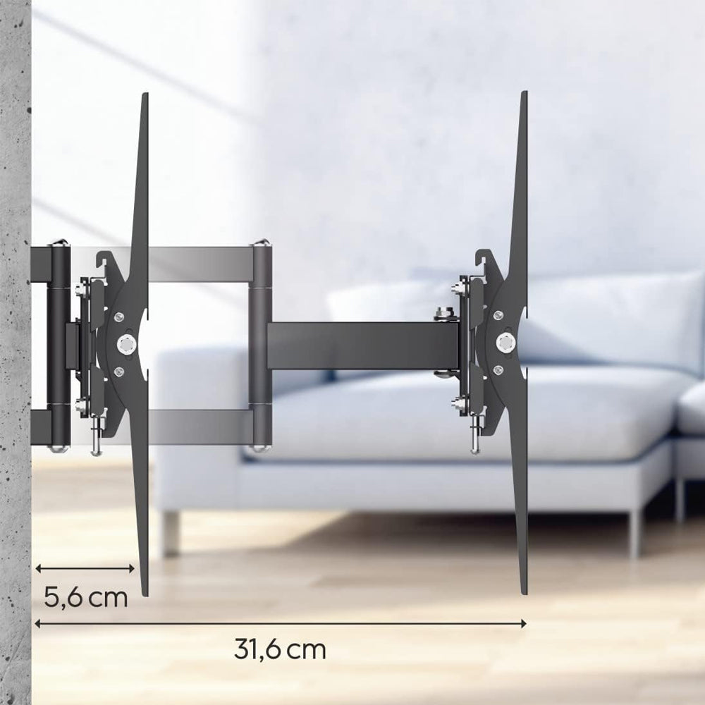 Suporte Parede TV 19-48 Pol Máx 20Kg Preto