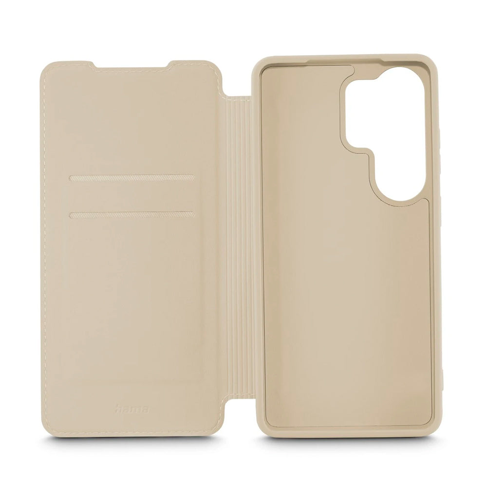 Capa p/ Samsung Galaxy S26 Ultra Flip Fantastic Feel Bege