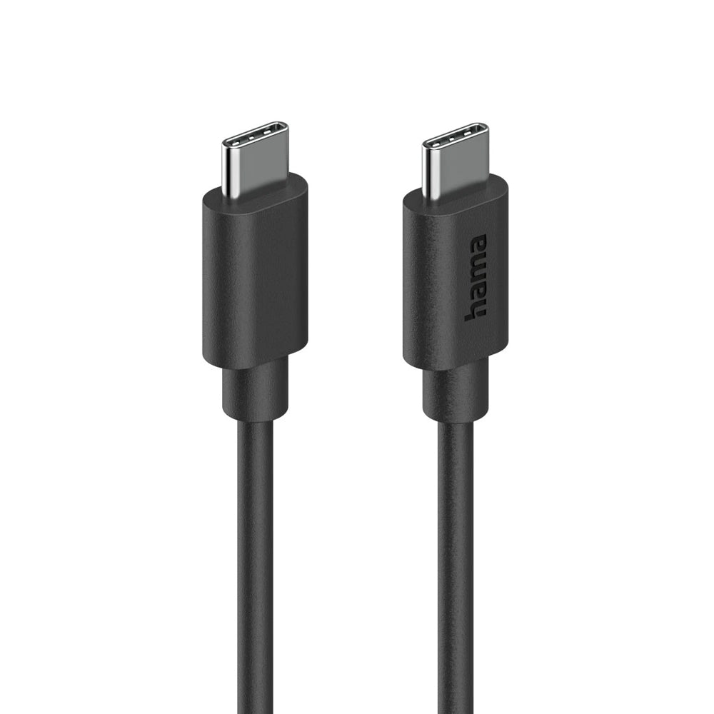 Cabo USB-C 2.0 Macho/USB-C Macho 100W 1,2m Preto