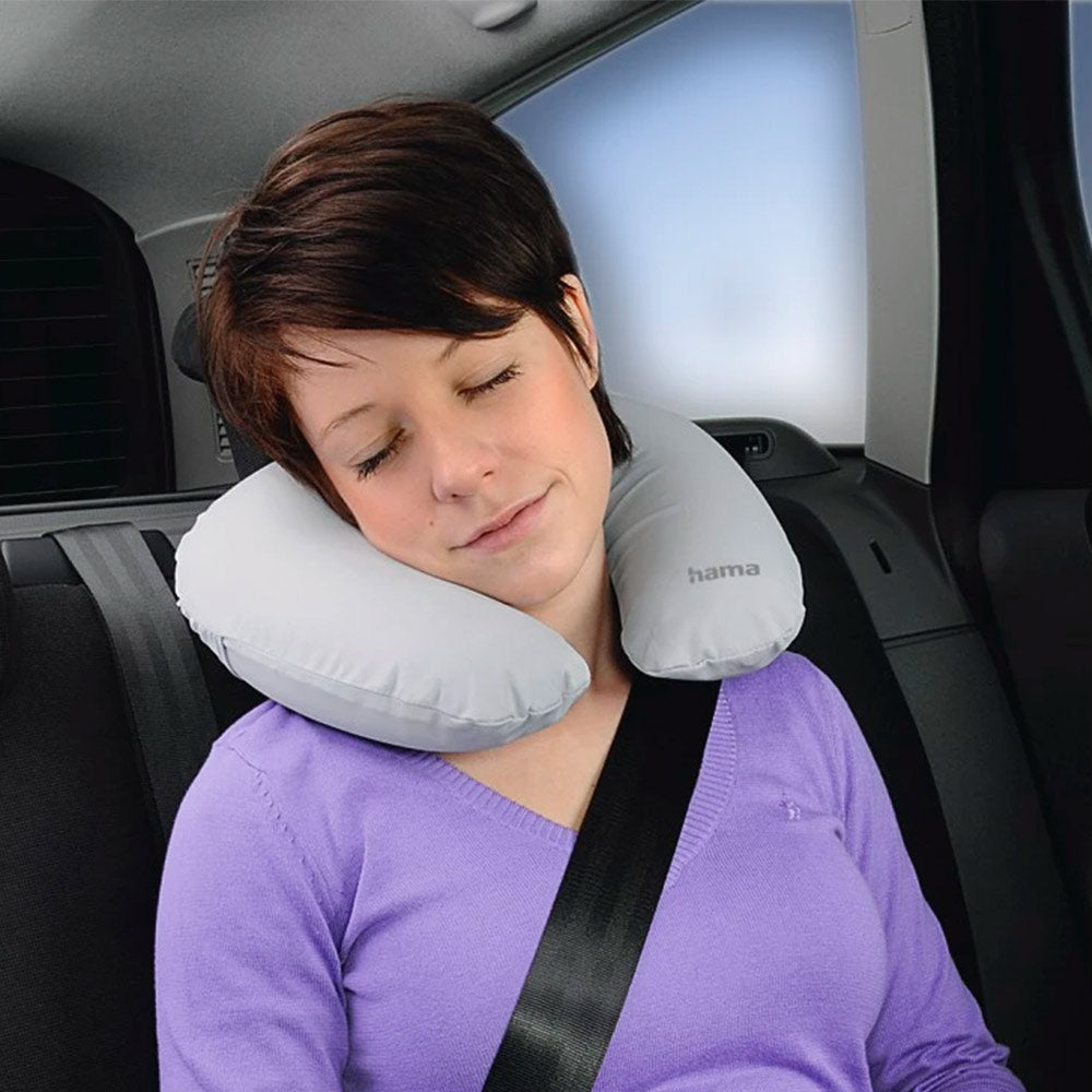 Almofada Viagem Blow-Up Cinza