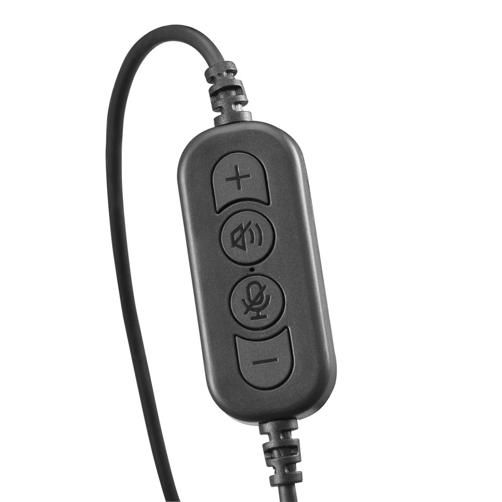 Headset Hama HS-USB300 V2 USB-A Preto
