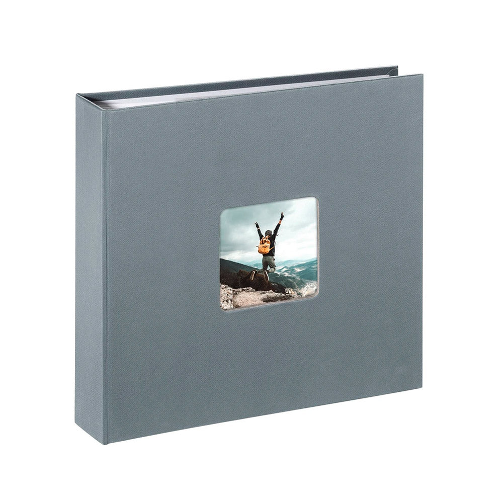 Álbum Fotos 22,5x22cm 80 Folhas Fine Art Cinza