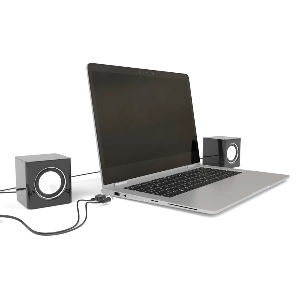 Colunas Speaker Set para PC Sonic Mobil 185 Preto/Prata