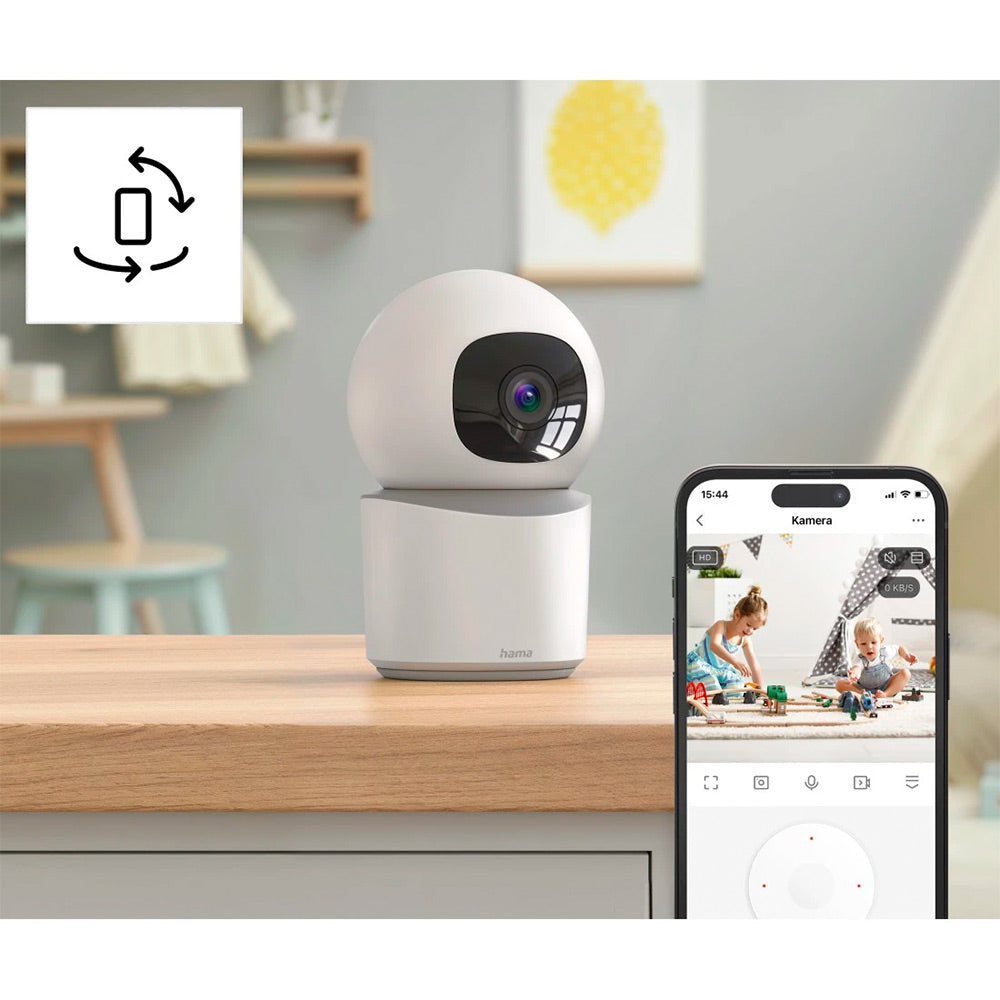 Câmara de Vigilância Wi-Fi Full HD Branco