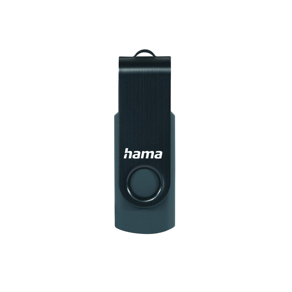 Pen Drive 64GB USB-A 3.0 Hama Rotate Azul Petróleo