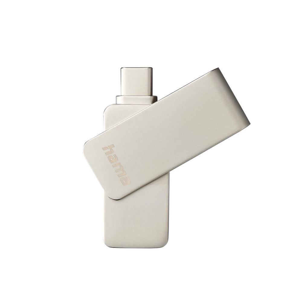 Pen Drive 64GB USB-C 3.1 Hama Uni-C Rotate Pro Prata