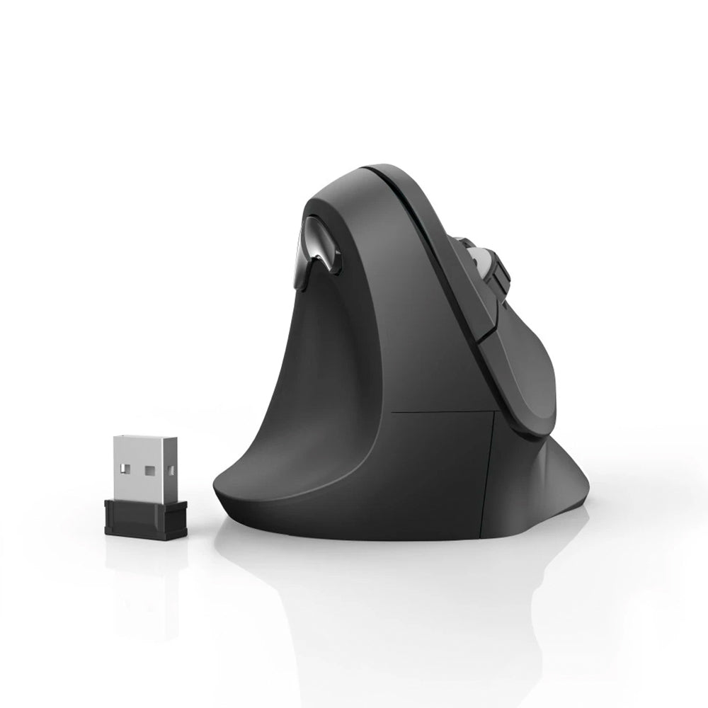 Rato Wireless Ergonómico Vertical EMW-500L Mão Esquerda