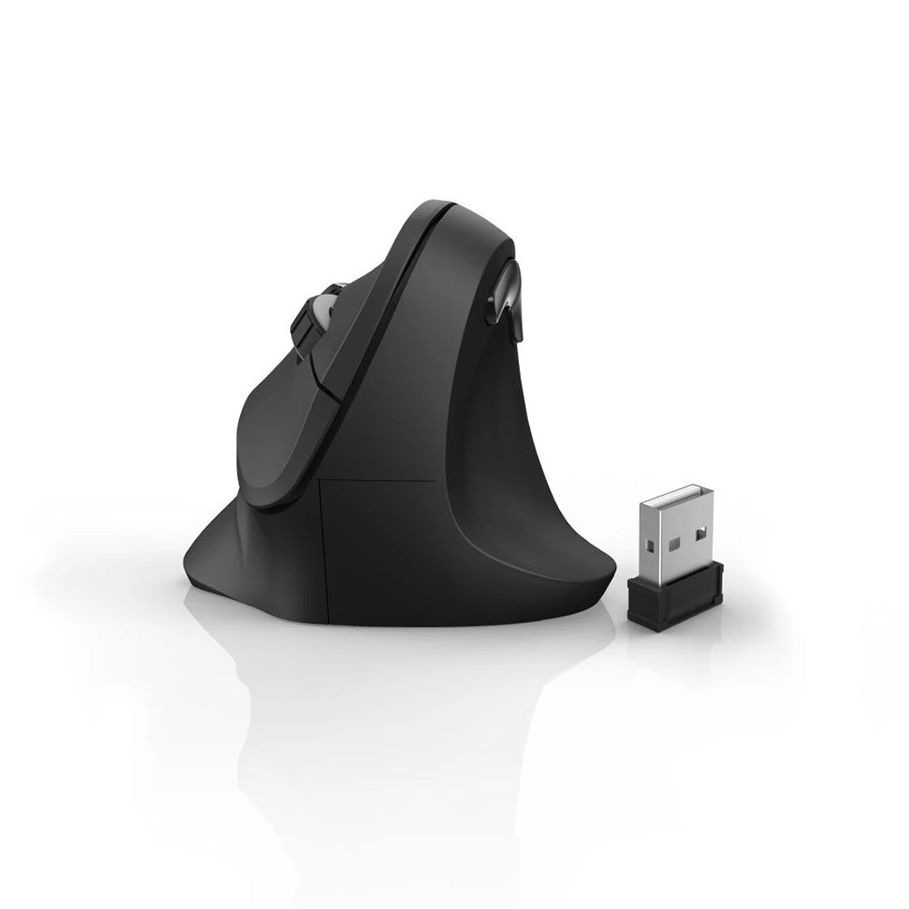 Rato Wireless Ergonómico EMW-500 Preto